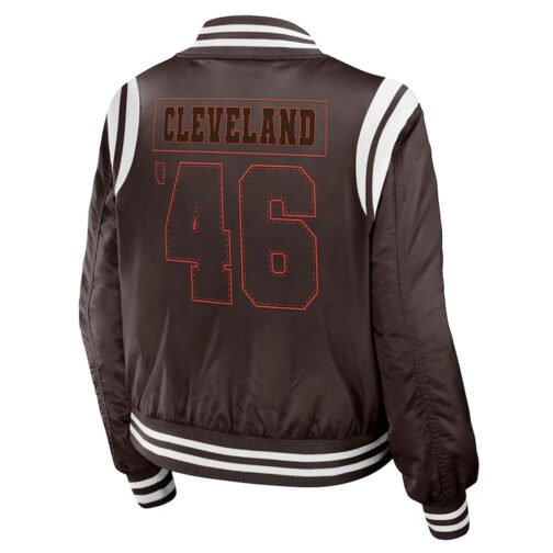 Cleveland Browns Bomber Full-Zip Jacket - Image 2