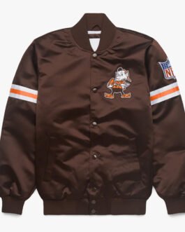 Gridiron Cleveland Browns Satin Jacket