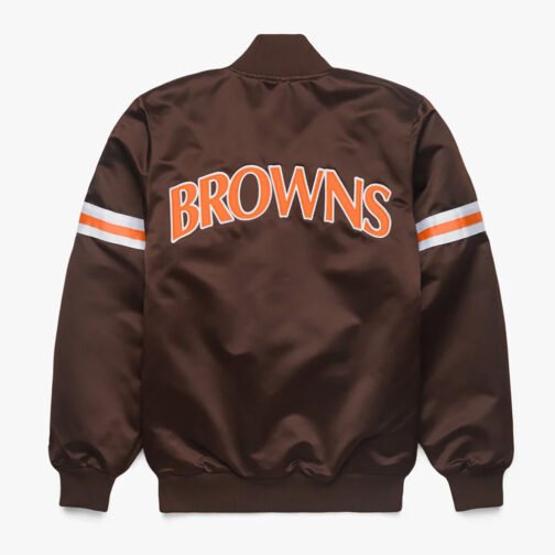 Gridiron Cleveland Browns Satin Jacket - Image 4