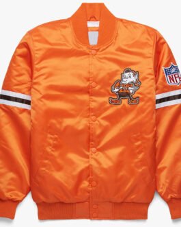 Gridiron Cleveland Browns Satin Jacket
