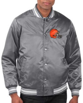Locker Room Cleveland Browns Charcoal Jacket