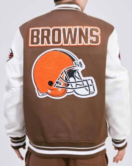 Cleveland Browns Mash Up Varsity Jacket