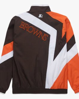 Cleveland Browns Star Windbreaker Jacket