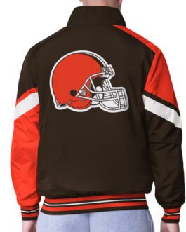 Cleveland Browns Strong Arm Brown Full-Zip Jacket