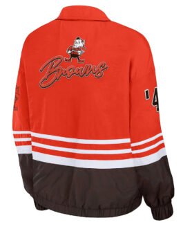 Cleveland Browns Throwback Windbreaker Jacket