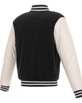 Cleveland Browns Two-Tone Varsity Wool/Leather Jacket
