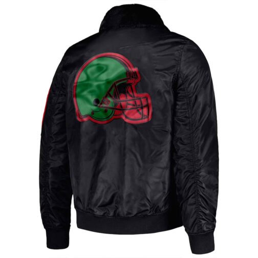 Cleveland Browns Ty Mopkins Black Jacket - Image 2