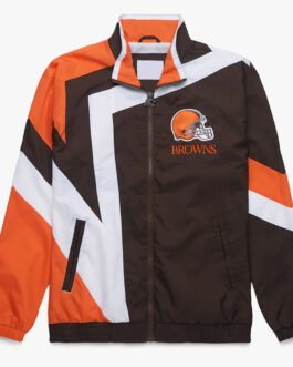 Cleveland Browns Star Windbreaker Jacket