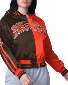 Cleveland Browns Zone Blitz Brown/Orange Jacket