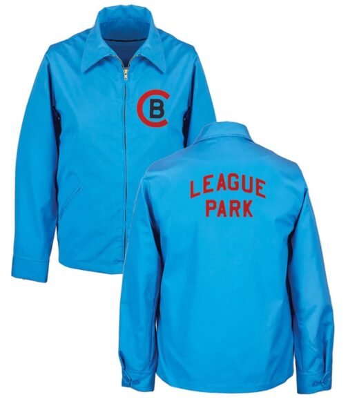 Zip Up Cleveland Buckeyes Grounds Crew Jacket - Image 2