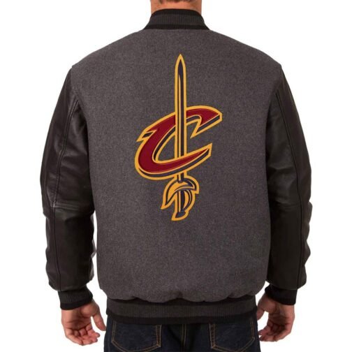 Cleveland Cavaliers Varsity Charcoal Jacket - Image 3
