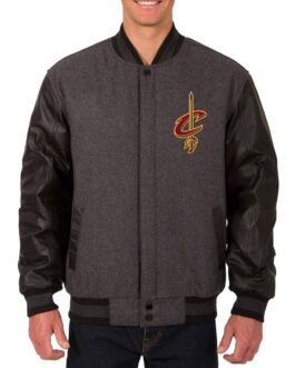 Cleveland Cavaliers Varsity Charcoal Jacket