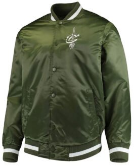 Cleveland Cavaliers Green Satin Jacket
