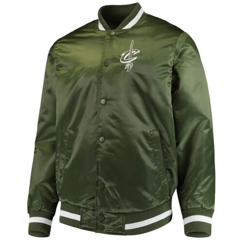 Cleveland Cavaliers Green Satin Jacket