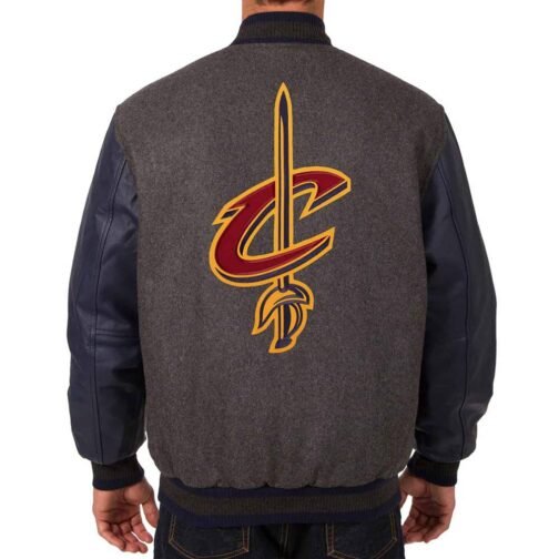 Cleveland Cavaliers Varsity Charcoal Jacket - Image 4