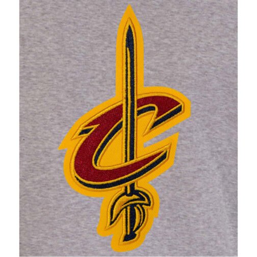 Cleveland Cavaliers Varsity Navy Blue and Gray Jacket - Image 3