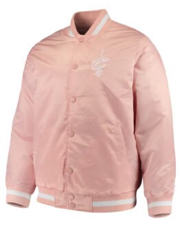 Cleveland Cavaliers Pink Satin Jacket
