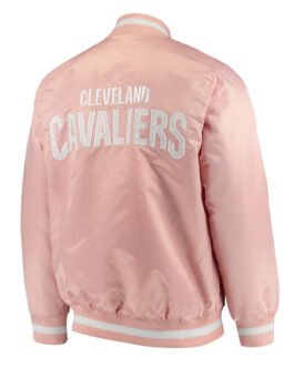 Cleveland Cavaliers Pink Satin Jacket