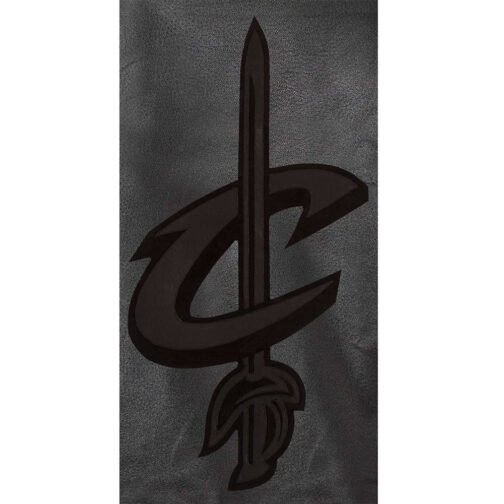 Cleveland Cavaliers Shirt Collar Leather Jacket - Image 3