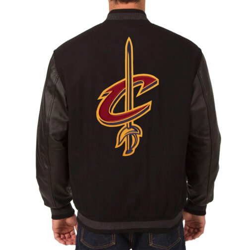 Cleveland Cavaliers Varsity Black Jacket - Image 2