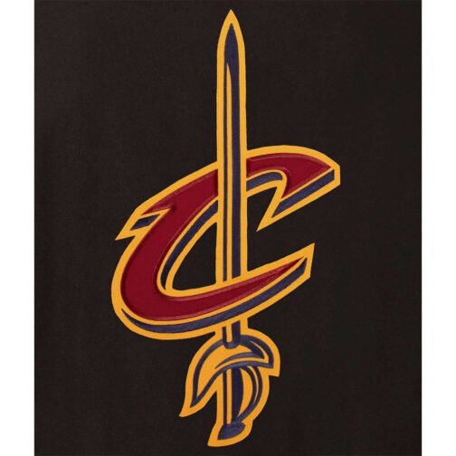 Cleveland Cavaliers Varsity Black Jacket - Image 3