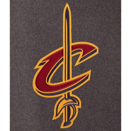 Cleveland Cavaliers Varsity Charcoal Jacket - Image 5