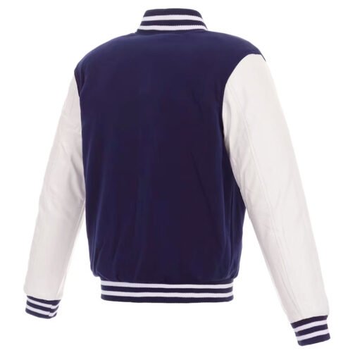 Cleveland Cavaliers Varsity Navy Blue and White Jacket - Image 2