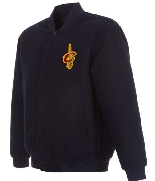 Varsity Cleveland Cavaliers Navy Blue Wool Jacket