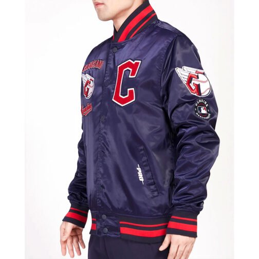 Cleveland Guardians Retro Classic Rib Jacket - Image 8