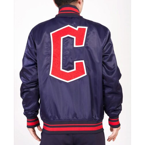 Cleveland Guardians Retro Classic Rib Jacket - Image 4