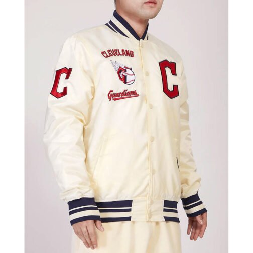 Cleveland Guardians Retro Classic Rib Jacket - Image 5