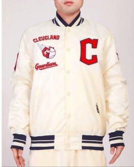 Cleveland Guardians Retro Classic Rib Jacket