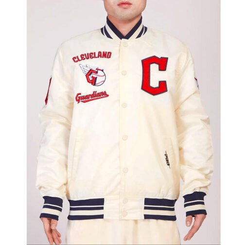 Cleveland Guardians Retro Classic Rib Jacket