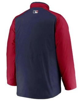 Cleveland Indians Dugout Performance Blue/Red Jacket