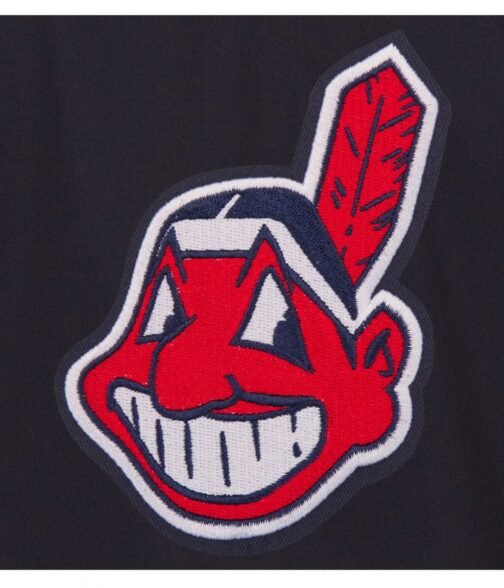 Cleveland Indians Workwear Navy Blue Jacket - Image 2