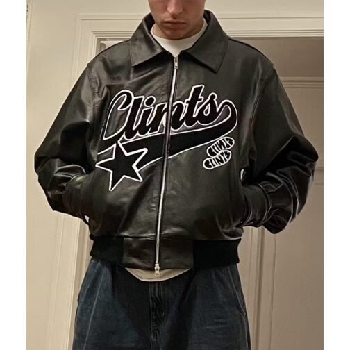 Clints Co Bully Leather Jacket - Image 4