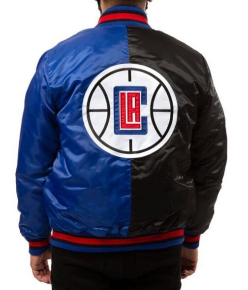 LA Clippers Starter Bomber Jacket - Image 5