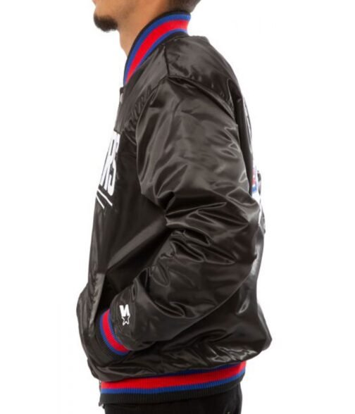 LA Clippers Starter Bomber Jacket - Image 9