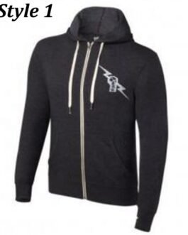 CM Punk Black Zip Up Hoodie