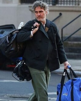 Johnny C’mon C’mon Black Wool Peacoat