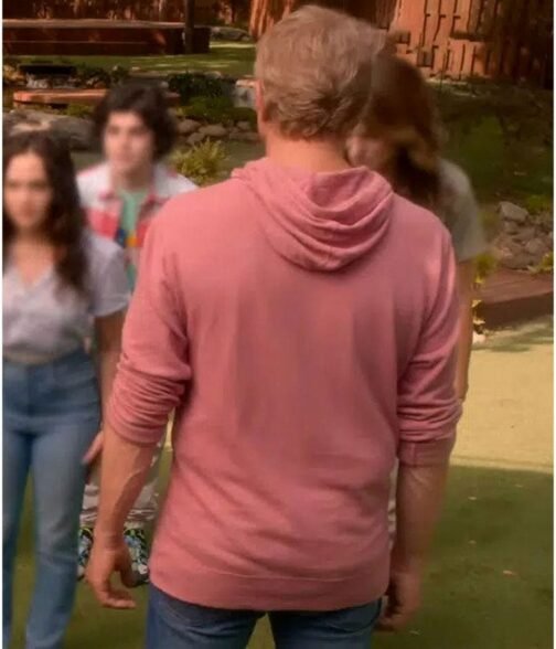 Cobra Kai S05 William Zabka Pink Hoodie - Image 6