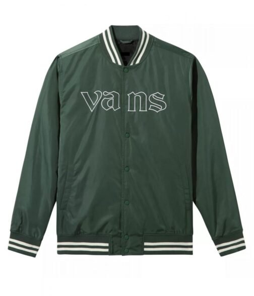 Cobra Kai S04 Tanner Buchanan Green Bomber Jacket - Image 4