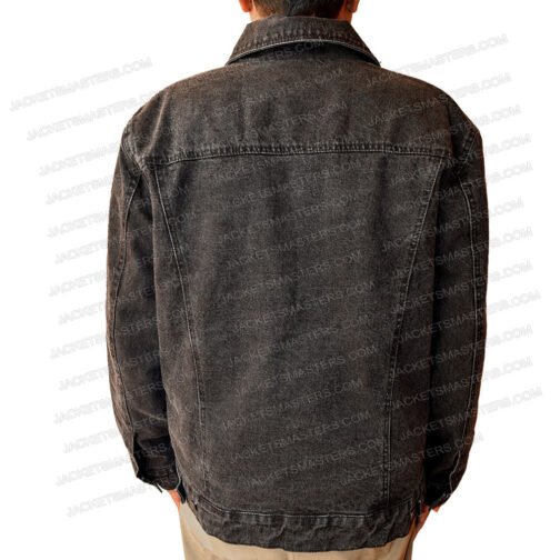 William Zabka Cobra Kai Black Denim Jacket - Image 3