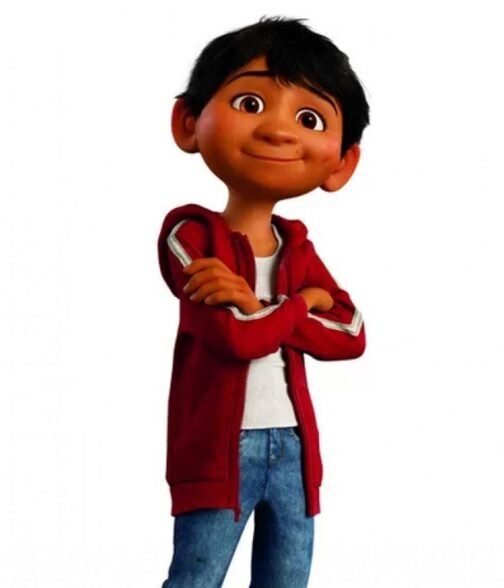 Coco Miguel Red Fleece Hoodie - Image 6