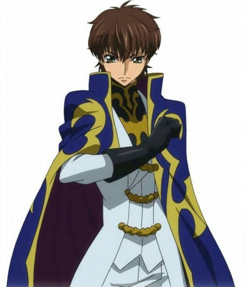 Suzaku Kururugi Code Geass Cotton Blue Cape - Image 5