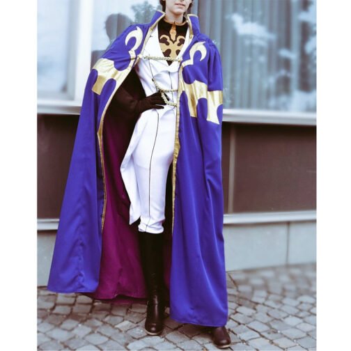 Suzaku Kururugi Code Geass Cotton Blue Cape