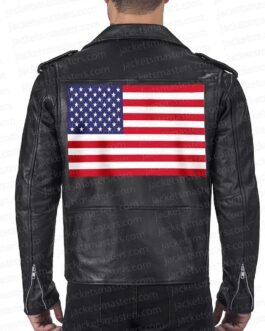 Cody Rhodes American Flag Biker Jacket