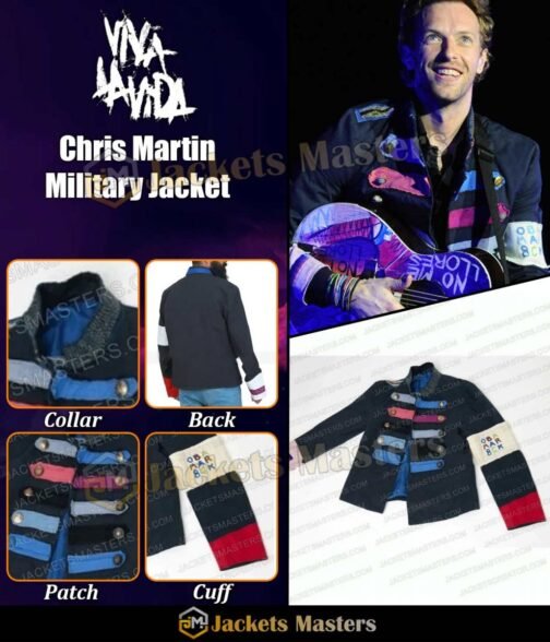 Chris Martin Viva La Vida Coldplay Jacket - Image 7