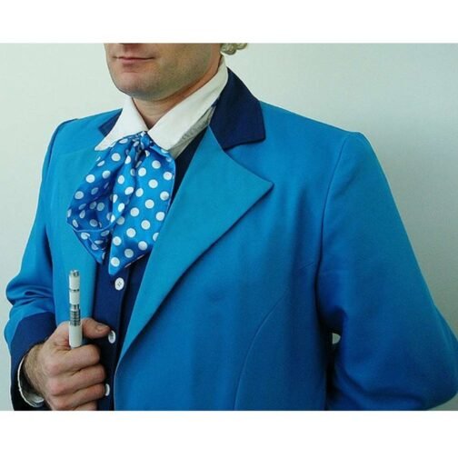 Colin Baker The Sixth Doctor Blue Coat - Image 4