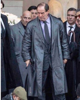 The Penguin Oz Cobb Leather Coat